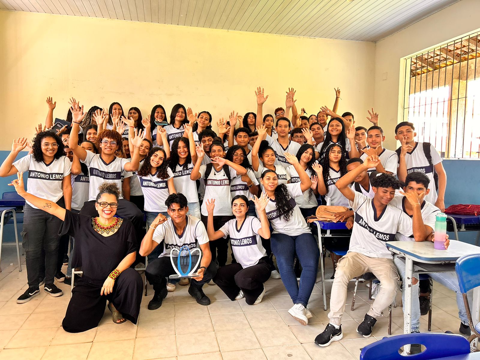 Estudantes de Santa Izabel celebram conquista do Prêmio Roche de Jornalismo