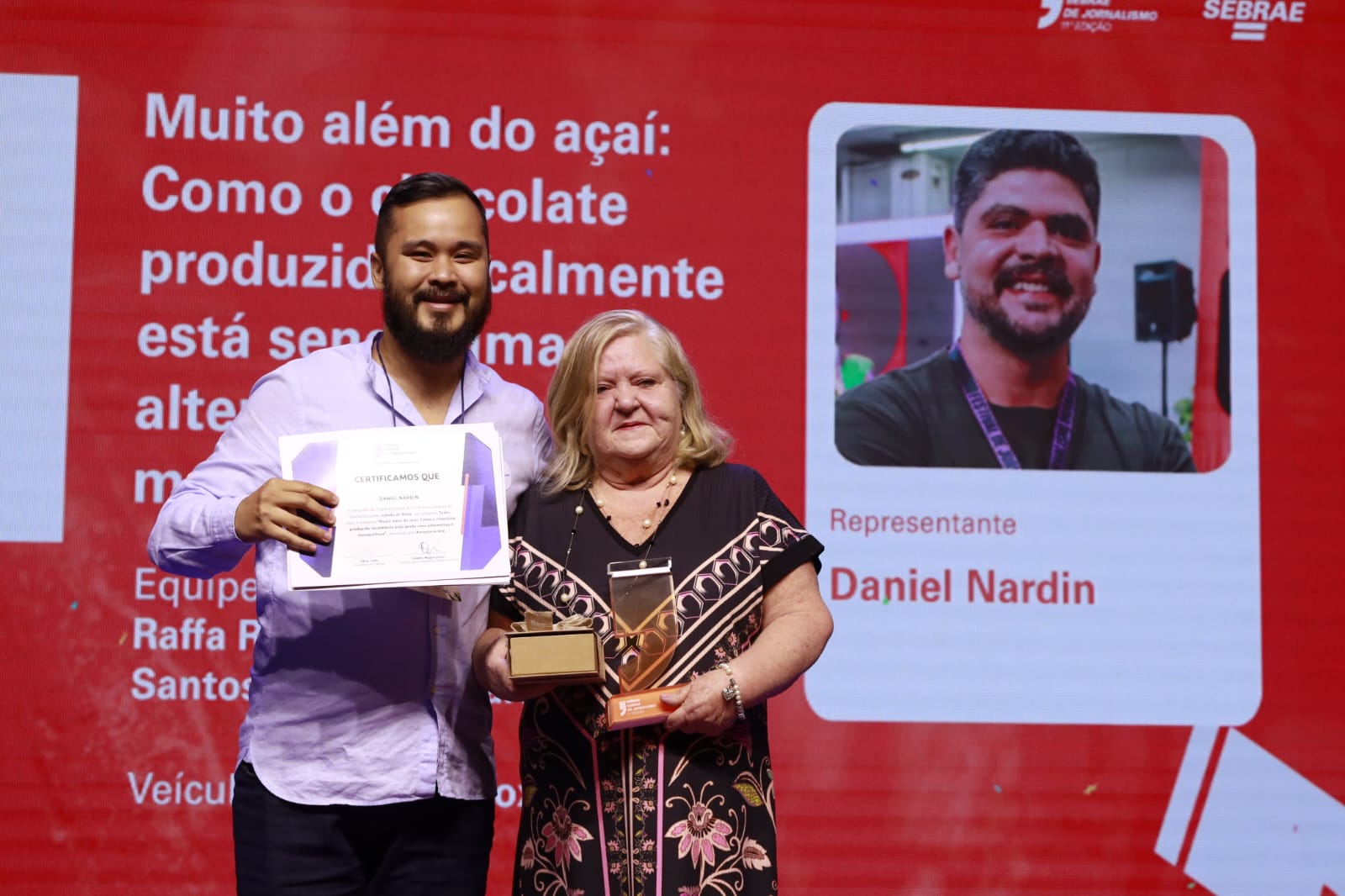 11° edição do Prêmio Sebrae de jornalismo: Amazônia Vox ganhou 1° lugar na categoria texto 