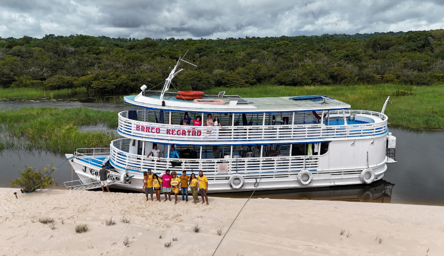 Instituto Regatão: projeto que navega os rios da Amazônia embarca em viagem para mostrar trabalho em rede nacional